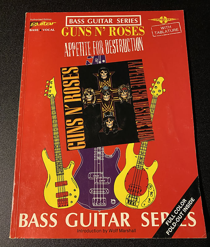 Guns N Roses Appetite for Destruction Bass Tablature Book image 1