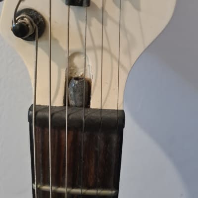 Rare Vintage Japanese Washburn Tour Telecaster BBR WT-24 WWBB 1985 White image 5
