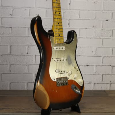 Nash S-57 Alder Electric Guitar 2-Tone Burst Hardtail Heavy Relic w/Nash Case #COL44 image 3