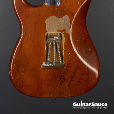 Fender Masterbuilt Dennis Galuskza SRV Lenny Tribute Stevie Ray Vaughan Stratocaster Rare 2004 (Cod.1066) image 14