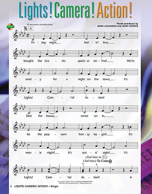 Lights! Camera! Action! Musical Revue Featuring Songs from Reverb