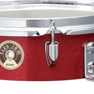 Tama Club-JAM Pancake 4-Piece Drum Shell Pack with 18" Bass Drum, Burnt Red Mist image 2
