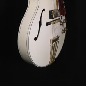 Gibson L4 10th Anniversary - Diamond White/Engraved Gold image 6