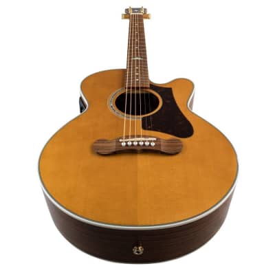 Epiphone EJ-200 Coupe Acoustic-Electric Guitar (Vintage Natural) (Used/Mint) image 3