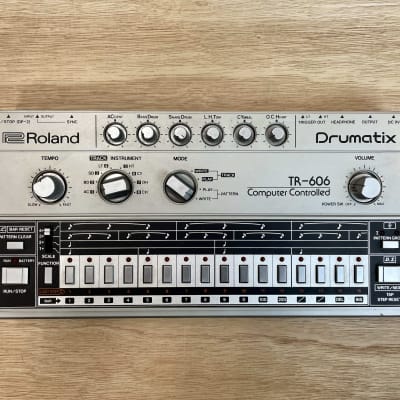 Roland TR-606 Drumatix 1980s - Silver