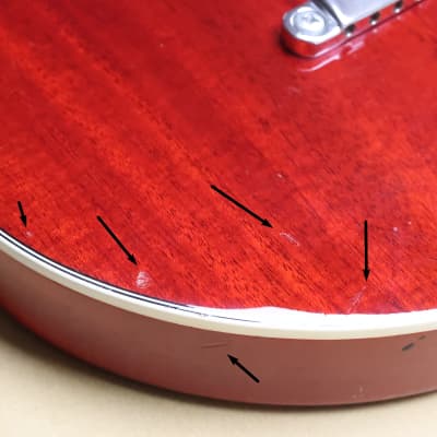 Hagstrom Swede Early 70's Cherry Guitar w/case image 8