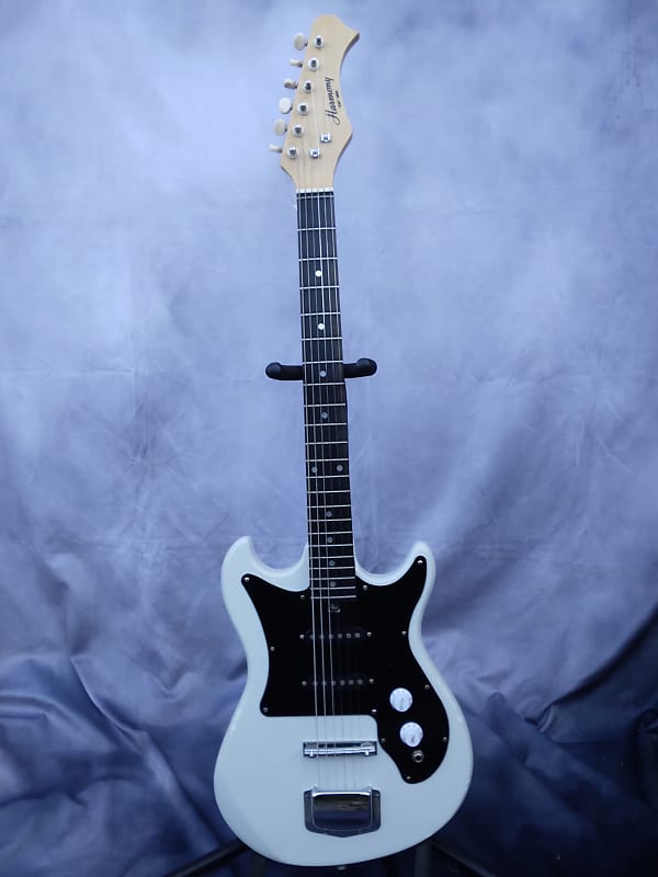 Harmony Vintage 1970s H-804 Electric Guitar 1970s - White | Reverb