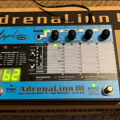 Roger Linn AdrenaLinn III Blue 2010s | Reverb