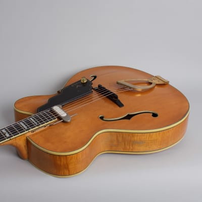 Guild  Artist Award B w/floating DeArmond pickup Arch Top Acoustic Guitar (1961), ser. #17325, brown tolex hard shell case. image 7