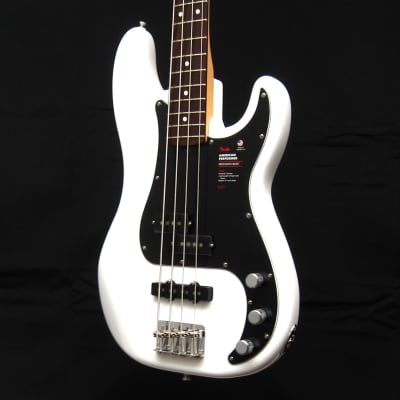 Fender American Performer Precision Bass, Rosewood Fingerboard, Arctic White image 5