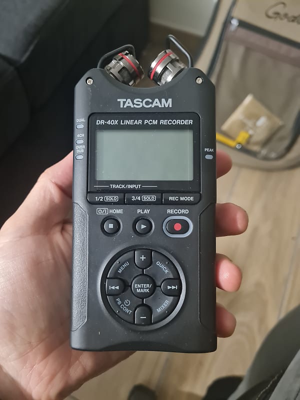 TASCAM DR-40X 4-Channel Portable Digital Recorder 2019 - 2020 - Black image 1