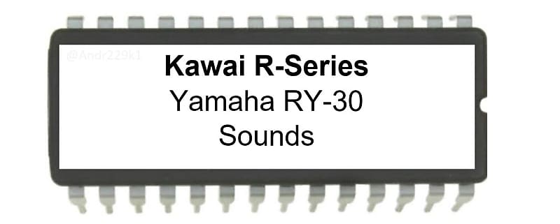 Kawai R100 R50 - Yamaha RY-30 RY30 Sound set eprom for R-100 R-50 image 1