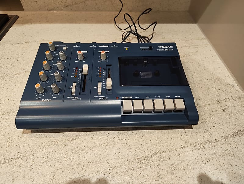 TASCAM Porta 02 mkII Ministudio 4-Track Cassette Recorder | Reverb