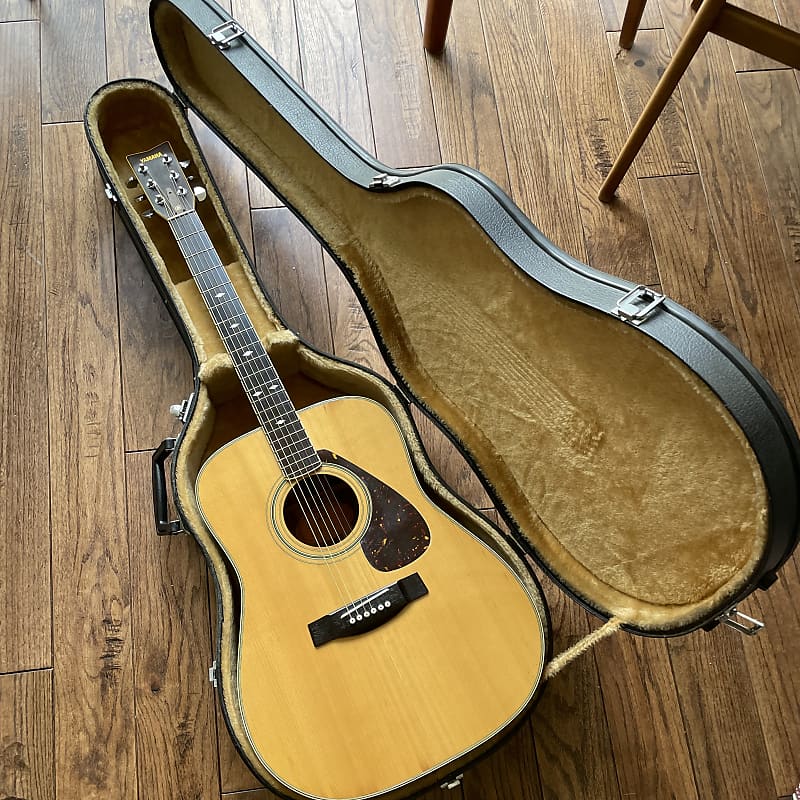 1970s Yamaha FG-401 Acoustic Dreadnought Guitar MIJ Orange
