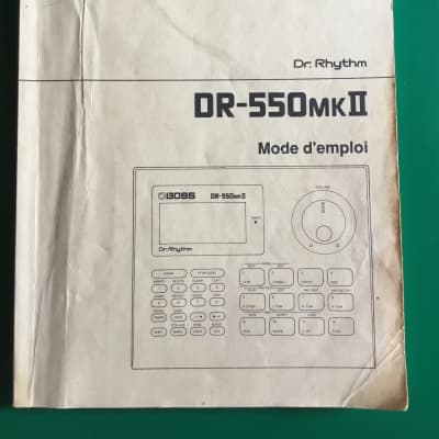 Boss DR 550 Mk2 Booklet en français