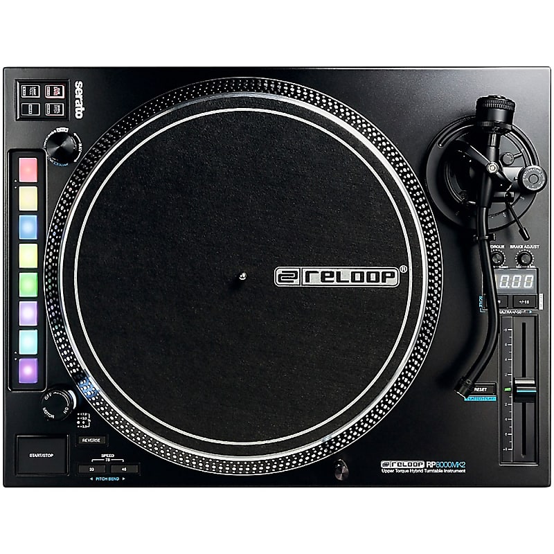 Reloop RP-1000 MK2 Dual DJ Turntable Package with Cases