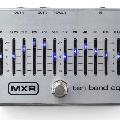 ベース MXR ten-band eq 10Band EQ MXR M108S Ten Band EQ Pedal - Special Edition 