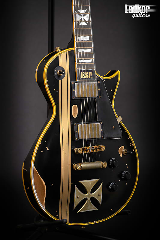 2009 ESP Iron Cross Distressed Black James Hetfield