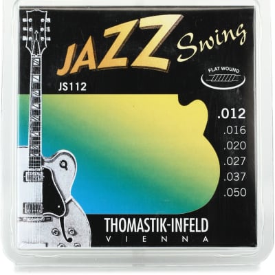 Thomastik-Infeld JS112 Jazz Swing Flatwound Electric Guitar Strings - .012-.050 Medium Light image 1