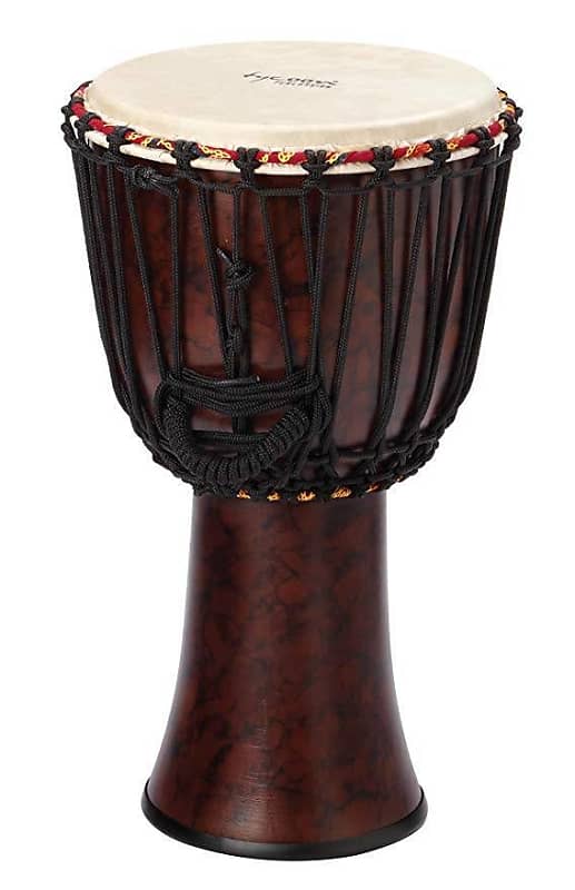Tycoon 12 in Star Glass Djembe - Rope-Tuned Marble image 1
