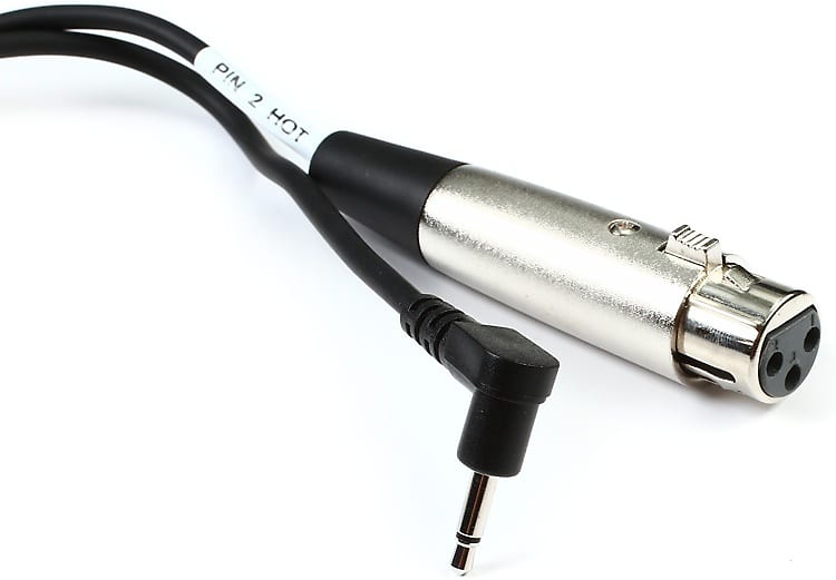 Hosa XVM-305F XLR Female to Right Angle 3.5mm TS Male Cable - 5 foot image 1