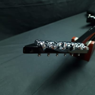 B.C. Rich Chuck Schuldiner Tribute Stealth 2008 Onyx Black Neck Through Dimarzio X2N Death Control Denied image 20