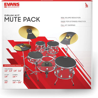 Evans Evans SoundOff Full Box Set, Standard (Drum Kit Mute Pack) image 3