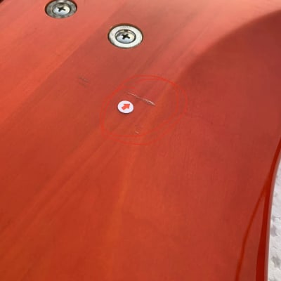 4 String Bass Maple Neck, with Body in Cherry Burst image 5