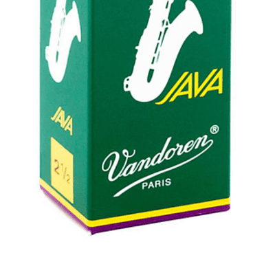 Vandoren Java Tenor Saxophone Reeds Strength 2.5 (Box of 5) image 1