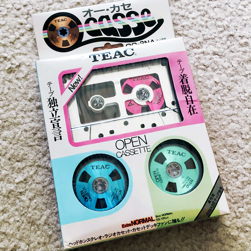 TEAC OC-2NA Colorful Open Reel Cassette, Super Rare & Classic