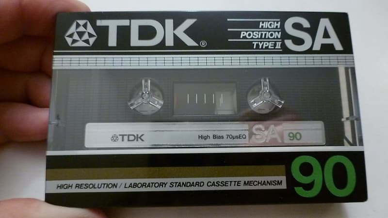 NEW: TDK SA90 Audio Cassette Tape 5-pack 20356232405