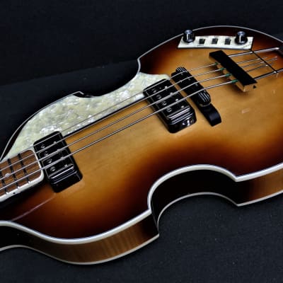 Hofner HCT-500/1-SB Contemporary Series Beatle Bass GREAT Brown Sunburst Vintage Look. B STOCK image 2