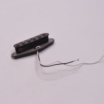 1978-1979 Vinage Fender Stratocaster Pickup Gray Bottom Flat-Pole 100% Original 1970's with Springs and Screws 5.97K image 2