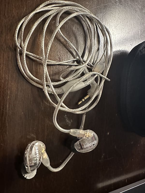 Shure Se215 Pro Wired In Ear Monitors 64 Cable 2022 Reverb 7219