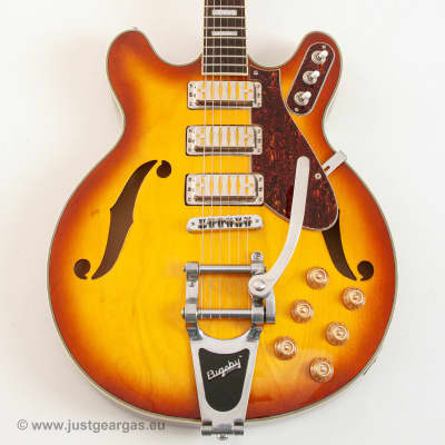 Eastwood Airline H78 Honeyburst w/ Original Hard case image 5