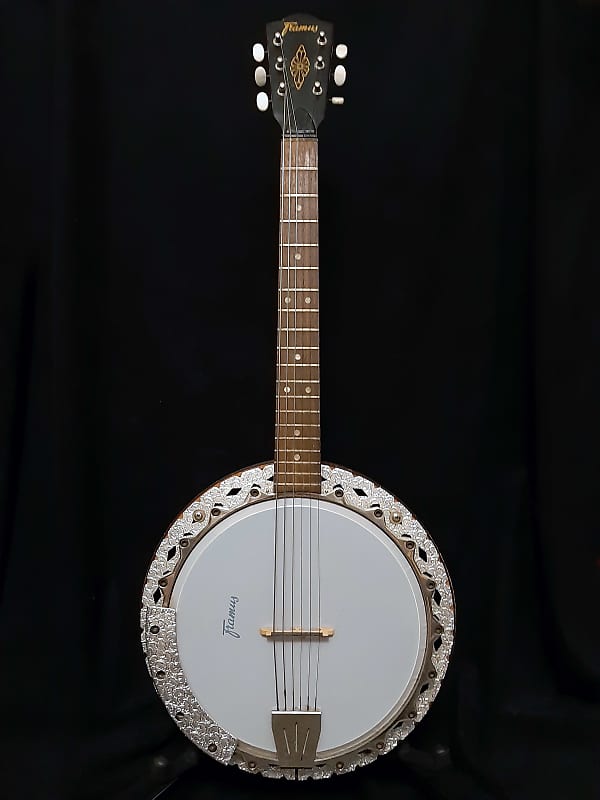 Framus Texan Banjo 1960's Dark Brown image 1