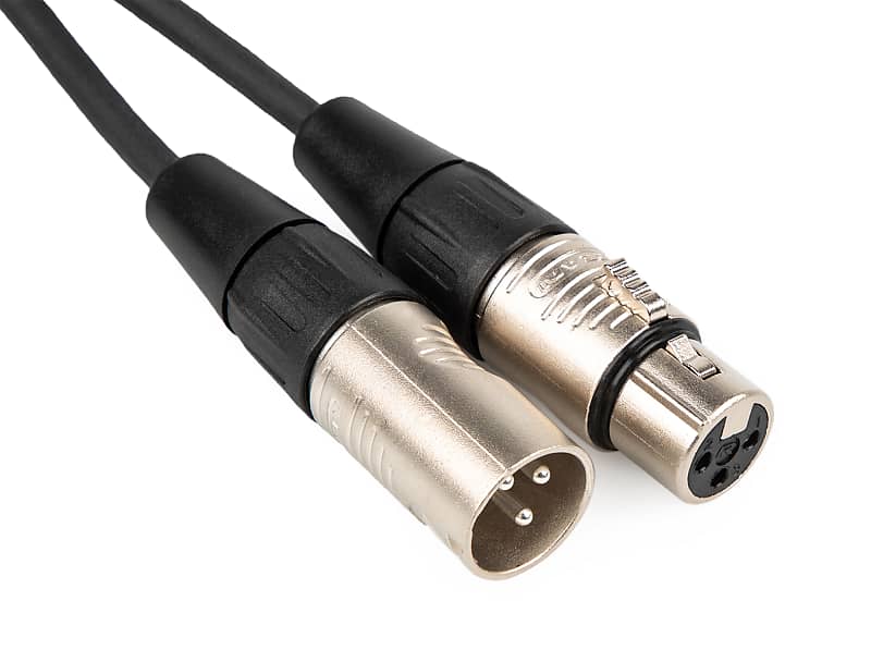 Cable Up DMX-XX3-50 50 ft 3-Pin DMX Male to 3-Pin DMX Female Cable image 1