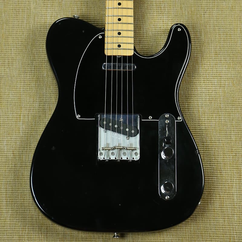 1986 Fender Japan Squier Telecaster Black Reverb