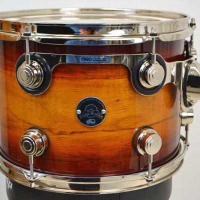 DW 22/13/16/6.5" Santa Monica Series  Drum Set - Rare Padouk #1 Of 1 image 8