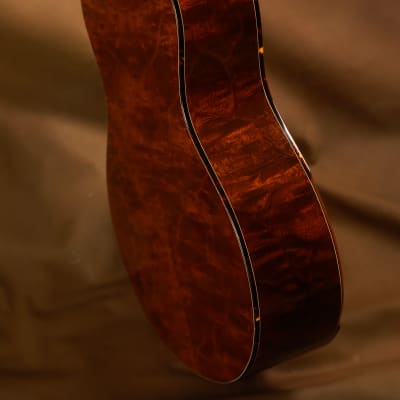 Harvey Leach Custom Homestead "The Tree" Mahogany Acoustic Guitar image 15