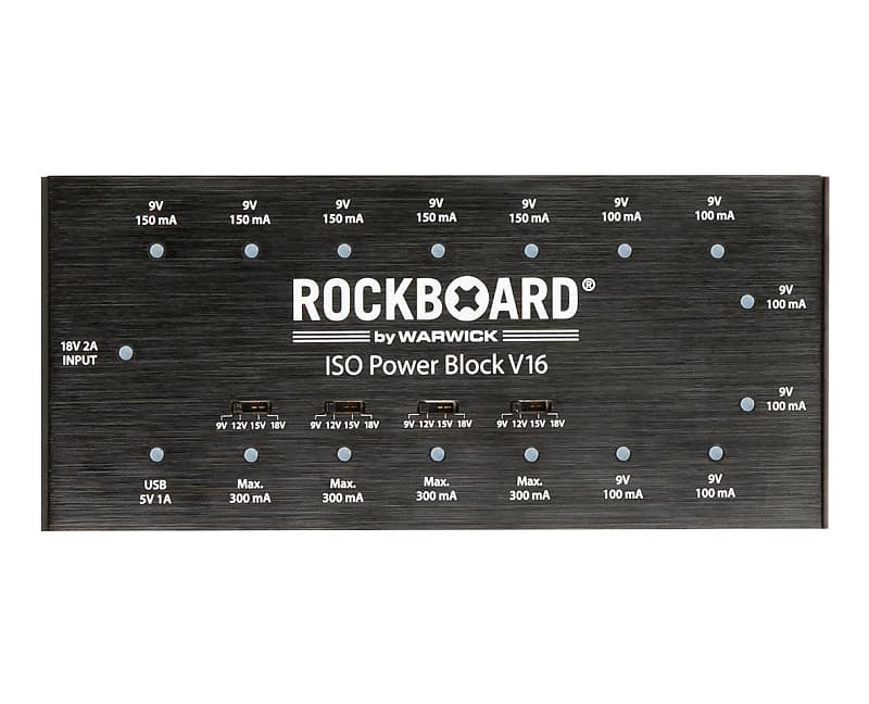 RockBoard Power Block 16-Out Power Supply w/Isolated Transformers image 1