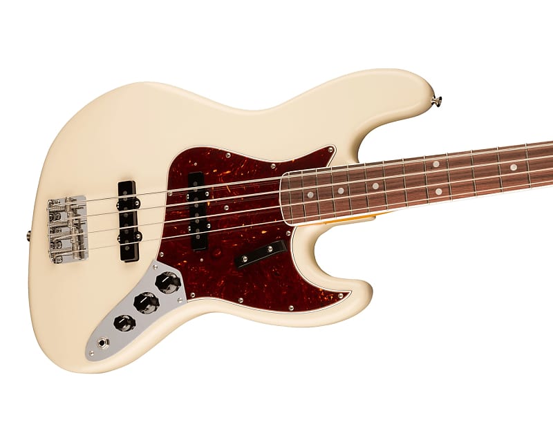 Fender American Vintage II 1966 Jazz Bass - Rosewood Fingerboard, Olympic White image 1