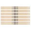 6 Pairs ProMark 5AB Wood Tip TX5ABW Hickory Drum Sticks