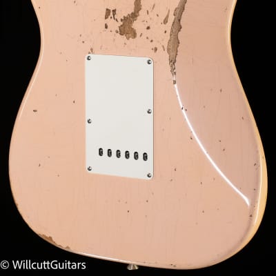 Fender Custom Shop Late 1962 Strat Relic/ Closet Classic Super Faded Aged Shell Pink (556) image 2