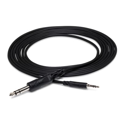 Hosa CMS-105 TRS 3.5mm (1/8 Inch) - TRS 1/4 Inch Cable image 1