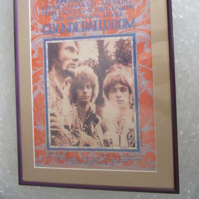 Gary Grimshaw Signed Poster Cream 'Paisley' 1968 Grande Ballroom # 21/125 Artist Proof MINT image 2