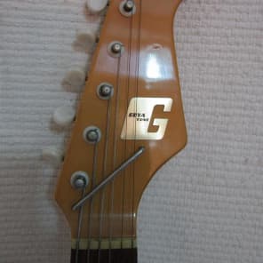 Vintage 1960s Guyatone Red Guitar Time Warp Mint Box Pick Ultra Rare Teisco Japan image 8