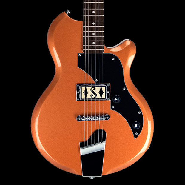 Supro 2010BZ Jamesport Single Pickup Island Series Electric Guitar (CME Exclusive) Bronze Metallic image 1