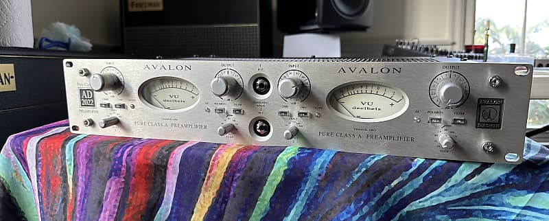 Avalon AD2022 Dual Channel Microphone Preamp w/ Avalon B2T PSU | 1 owner | FREE shipping image 1