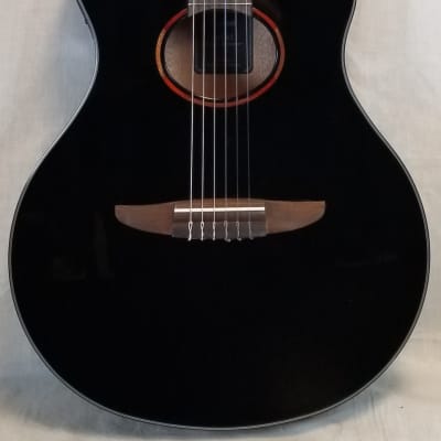 Yamaha NTX1 Acoustic Electric Nylon String Classical Guitar, Black image 6